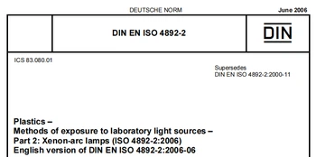 ISO 4892-2 ISO 4892-2